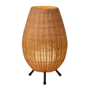 Image of Colin Cottage Table Lamp - Ø22cm - 1xG9 - Light Wood
