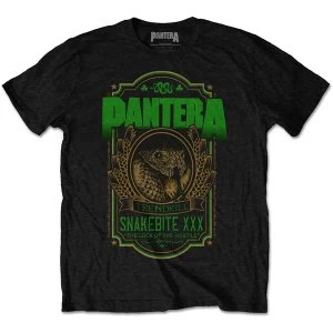 Image of Pantera - Snakebite XXX Label Mens Medium T-Shirt - Black
