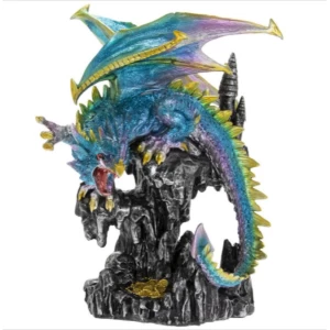 Image of Dragon Blue Figurine By Lesser & Pavey