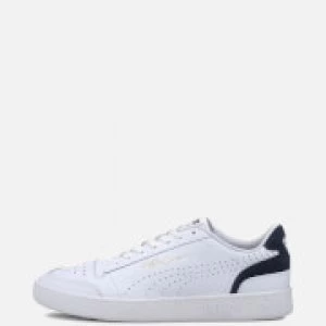 Image of Puma Mens Ralph Sampson Lo Perf Colourblock Trainers - Puma White/Peacoat - UK 7