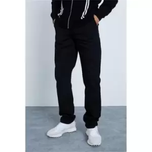 Image of I Saw It First Black Stacked Tailored Denim Jeans - Black