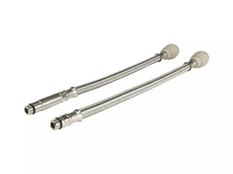 Image of John Guest John Guest Braid Hose For Mono 300mm X 12mm X m10 (Pack Of 2) Silver