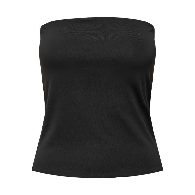 Image of Only Black Lea Tube Top Black Female L 209295UK