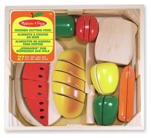 Image of Melissa and Doug Wooden Cutting Food.