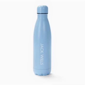 Image of Jack Wills Eco Metal Flask Water Bottle - Soft Blue
