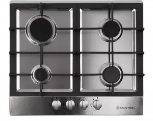 Image of Russell Hobbs RH60GH402SS 4 Burner Gas Hob