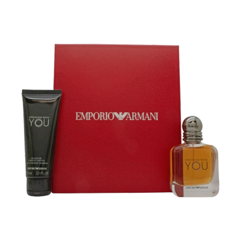 Image of Armani Stronger with You Eau de Toilette 50ml Gift Set (Worth £75.40)