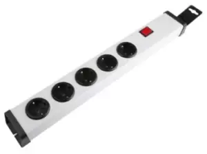 Image of Bodo Ehmann Type F - German Schuko 5 Gang Power Distribution Unit, No, 16 A, 250 V, No