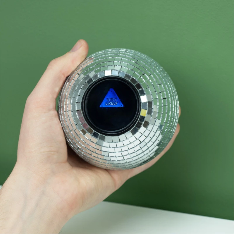 Image of Fizz Creations Disco Decision Ball Mirror Ball Novelty Gift Multi unisex One Size