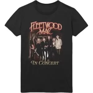 Image of Fleetwood Mac - In Concert Unisex Large T-Shirt - Black