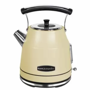 Image of Rangemaster RMCLDK201CM Classic 1.7L 3Kw Quiet Boil Traditional Kettle - Matt Cream
