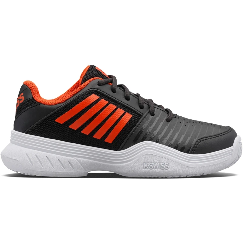 Image of K-Swiss Court Express Omni Black/Ora/Wht unisex C13 (31.5)