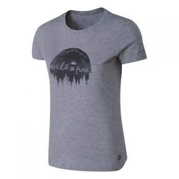 Image of Dare2B Ease Of Mind Organic T-Shirt - Ash Grey
