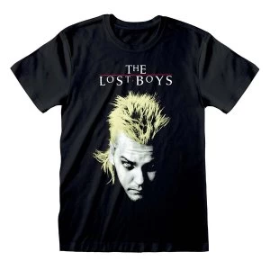 Image of Lost Boys - David And Logo Unisex Medium T-Shirt - Black