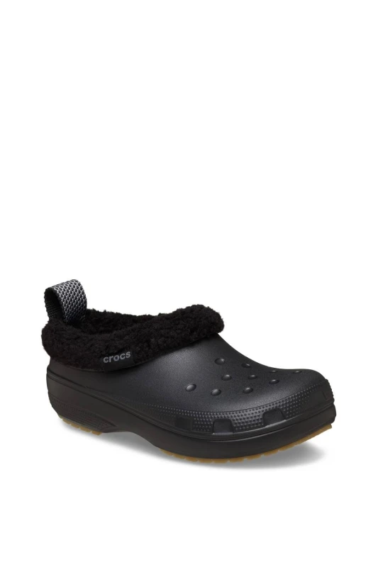 Image of Crocs Crocs Classic Lined Shorty in Black Size: 7 Black 7 Unisex 198445216114