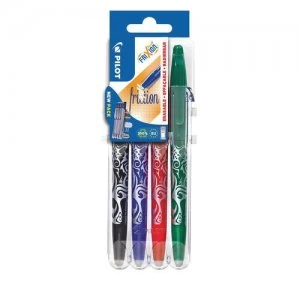 Image of Pilot FriXion Set2Go Rollerball Pens Assorted Pack of 4 3131910546795
