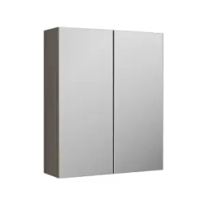 Image of Nuie - Arno Solace Oak 600mm Mirror Cabinet with 50/50 Split Doors - OFF2517 - Solace Oak
