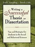 Image of writing a successful thesis or dissertation