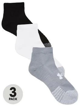 Image of Under Armour Heatgear&reg; Low Cut Socks - Multi, Size L, Men