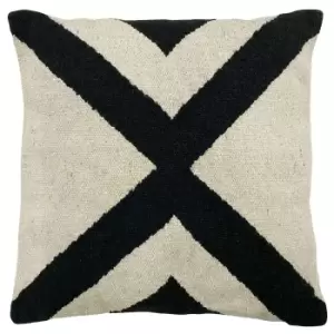 Image of Altai Monochrome Jacquard Cushion Mono, Mono / 50 x 50cm / Polyester Filled