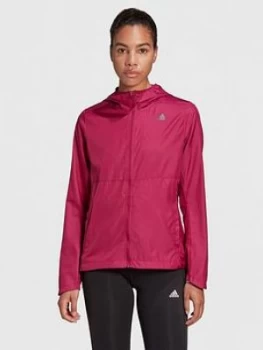 Image of Adidas Own The Run Jacket - Berry