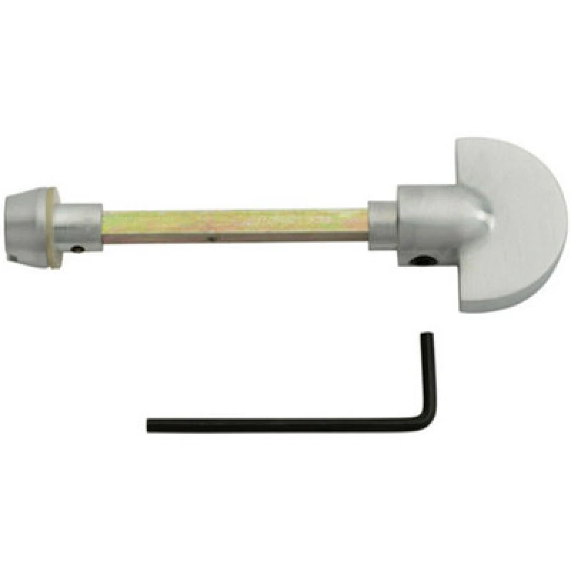 Image of Loops Spare Slim Thumbturn Lock and Release Handle 80mm Spindle Satin Chrome Multi unisex