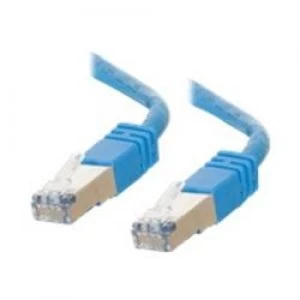 Image of C2G 2M STP CAT5E Blue 2M SHIELD CAT5E MOULDED PATCH CBL Blue