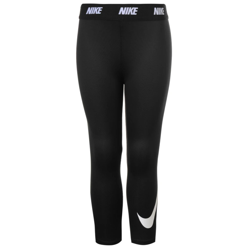 Image of Nike Swoosh Leggings Infant Girls - Black 5 - 6 Years