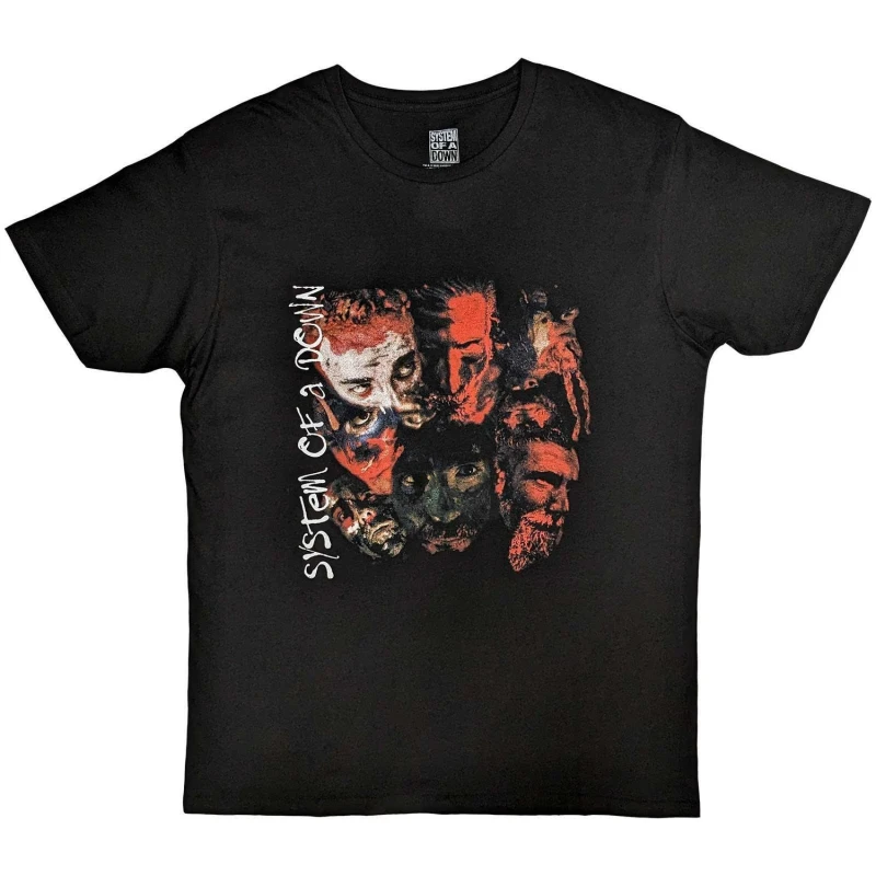 Image of System Of A Down System Of A Down Men T-Shirt in Black Size: Small Black S Male 5063425370467