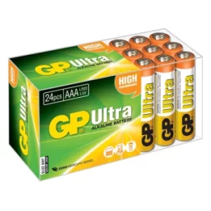 Image of GP GPPCA24AU003 Ultra Alkaline AAA Batteries Pack of 24
