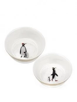 Image of Sara Miller Penguin Bowls ; Set Of 2