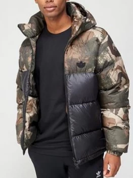 Image of adidas Down Regen Padded Jacket - Camo Size M Men