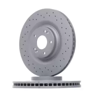 Image of ZIMMERMANN Brake disc HYUNDAI 285.3537.52 51712S0100 Brake rotor,Brake discs,Brake rotors