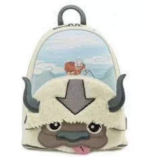 Image of Loungefly Nickelodeon Avatar Aang Appa Cosplay Plush Mini Backpack
