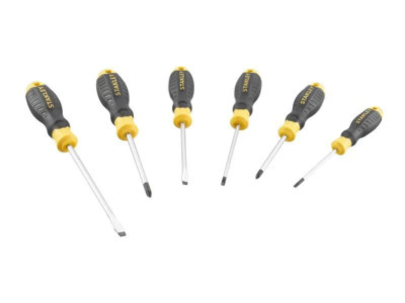 Image of BRICOLINE Bricoline - Stanley STHT16172-0 cushion grip Screwdriver Set, 6 Piece STA016172 aw-STHT16172-0