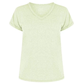 Image of Jack Wills Etton V Neck T-Shirt - Sage