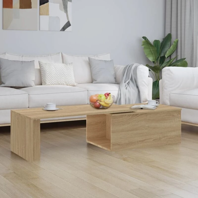 Image of VIDAXL Coffee Table Sonoma Oak 150x50x35cm Engineered Wood Vidaxl 801340