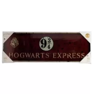 Image of Harry Potter Glass Poster Hogwarts Express 60 x 20 cm