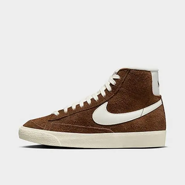 Image of Nike Blazer Mid 77 Trainers Cacao Wow Sail Coconut Milk Black, 7