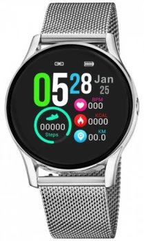 Image of Lotus SmarTime Womens Stainless Steel Mesh + Free Strap Watch