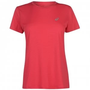 Image of Asics Short Sleeve Running T Shirt Ladies - Pink