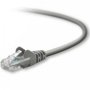 Image of Belkin CAT5e Patch Cable Snagless Molded networking cable 15 m Gray