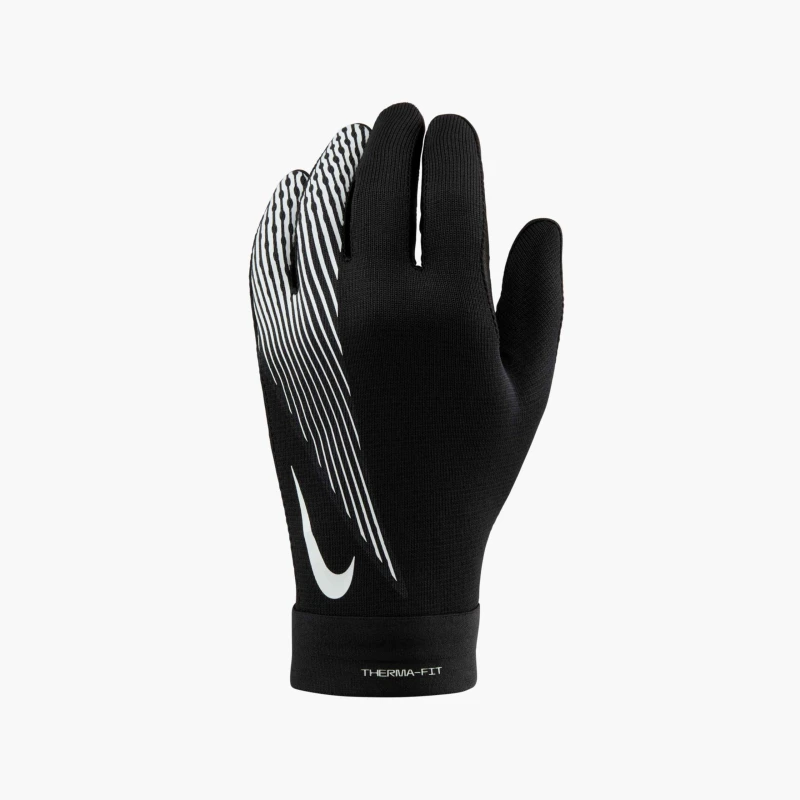 Image of Nike Therma-FIT Academy Football Gloves Adults Black/White unisex Medium
