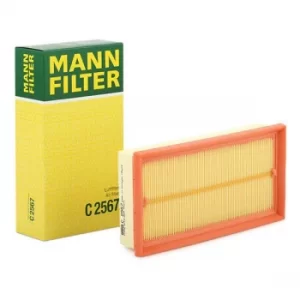 Image of MANN-FILTER Air Filter PEUGEOT,MINI,FIAT C 2567 13717806046,1444ER,1444ET Engine Filter 1444TK,9651883380,1444EQ,1444TK