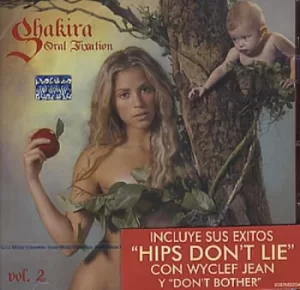 Image of Shakira Oral Fixation Vol. 2 2006 Colombian CD album 82876822042
