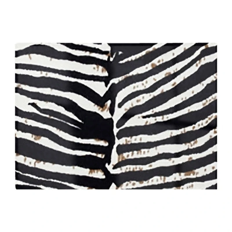 Image of Warren Reed Designer Zebra Pattern Glass Chopping Board