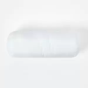 Image of Super Microfibre Bolster Cushion Pad 40 x 15cm (16 x 6') - White - Homescapes