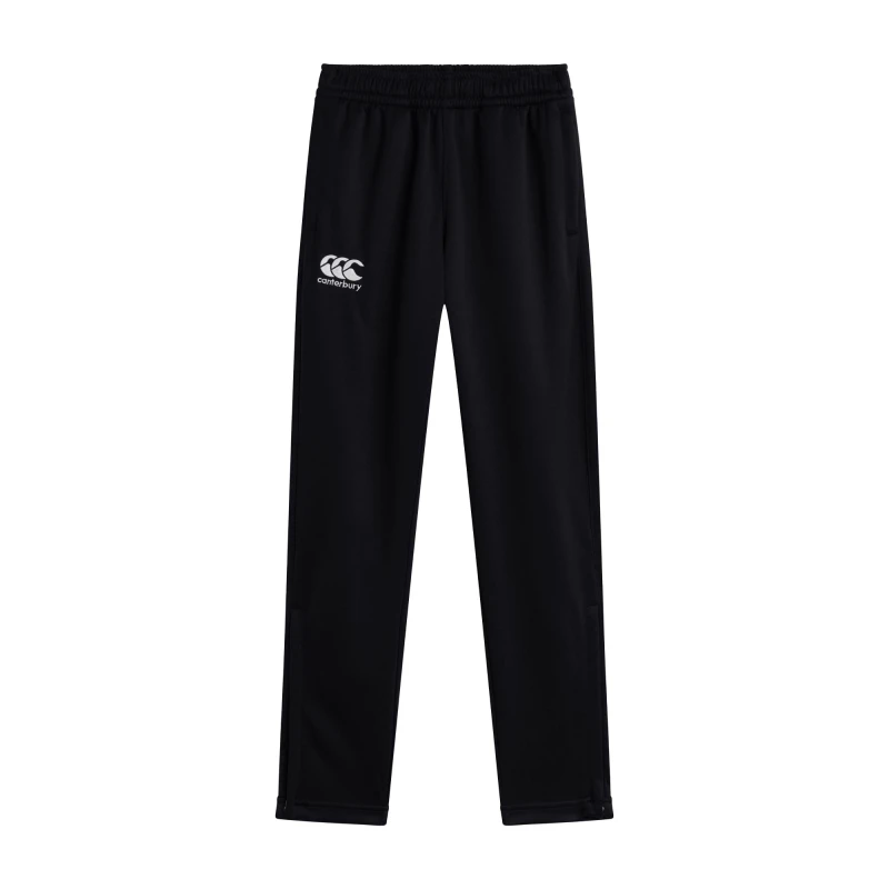 Image of Canterbury Stretch Tapered Jogging Bottoms in Black Size: 4 Years Black Unisex 4 Years
