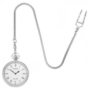 Image of Sekonda Mens White Dial Silver Coloured Pocket Watch 1792