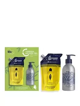 Image of L'Occitane Verbena Shower Gel Refillable Duo
